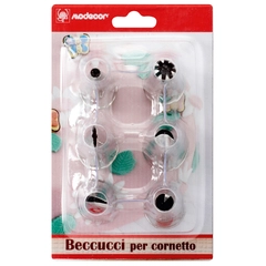 Sprøytetyll i metall, sett/6stk UTGÅR