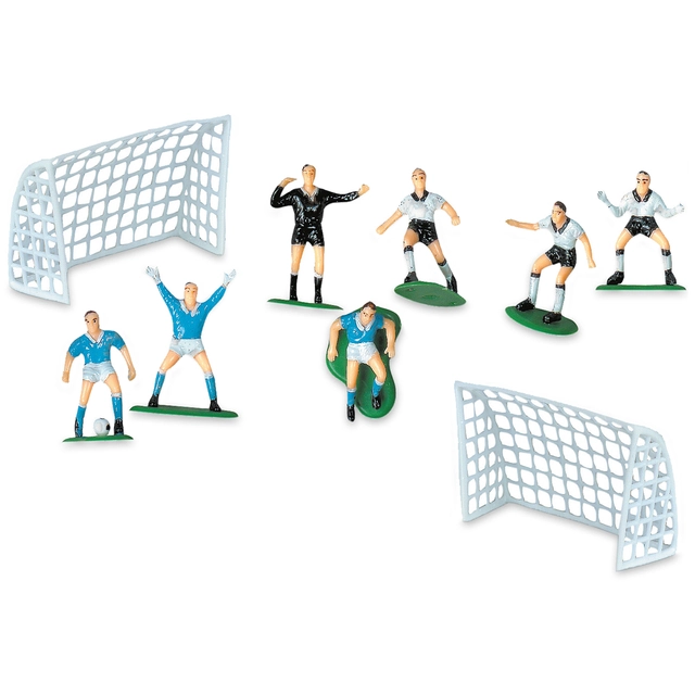 Plastfigur blister fotball 10 deler, blister 