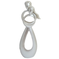 Brudepar plast fancy, 14cm