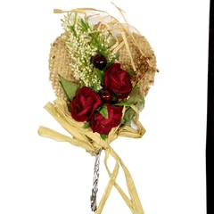 Valentindekorasjon - 24stk H15cm - Bøyelig stilk