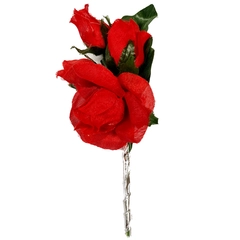 Valentindekorasjon - 48stk H15cm - bøyelig stilk