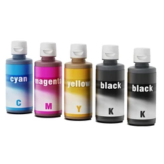 Spiselig blekk Epson refill - 5 x 60ml Blekk til kakebilde