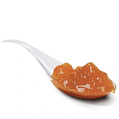 Mango garnering med biter