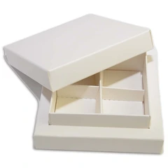 Konfekteske hvit 2x2 biter - 1stk Maks 35 x 35 x H28mm biter