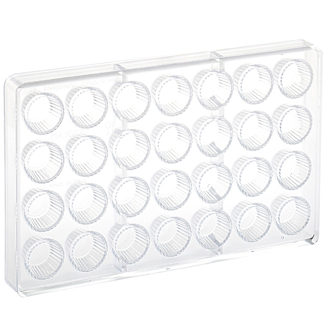 Konfektform polykarbonat 1002 Ø30 x H19mm - 12ml x 28 