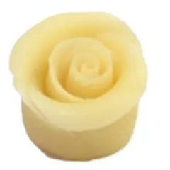 Marsipanrose 6g 72stk, naturhvit AF