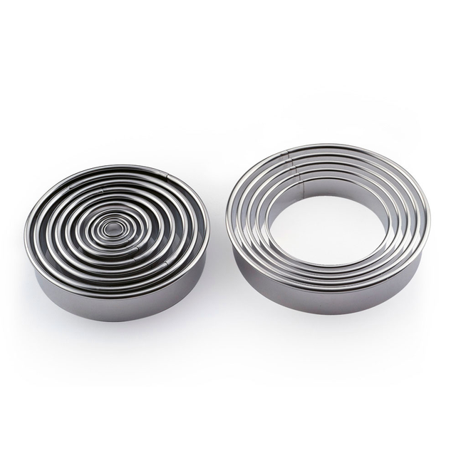 Utstikker sett rund - 16stk Fra Ø20mm til Ø140mm 