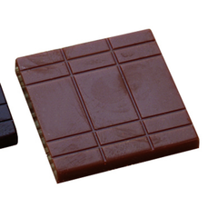 Støpeform sjokoladeplate polykarbonat 32 x 32 x H4mm - 24 x 5gr