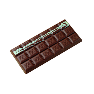 Støpeform sjokoladeplate polykarbonat 150 x 70 x H11mm - 110gr x 3