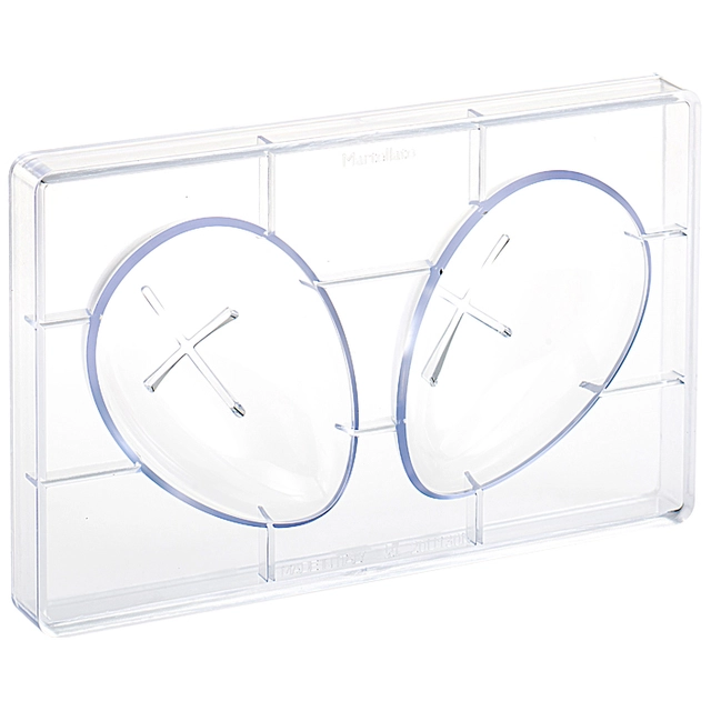 Støpeform polykarbonat 3D Egg 90 x H130mm - 150g x 2 