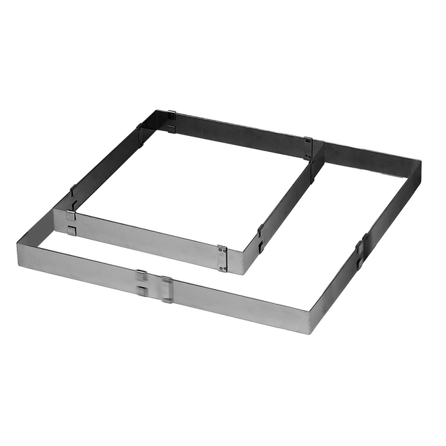 Stålform justerbar 30x30 til 57x56cm Høyde: 5cm 