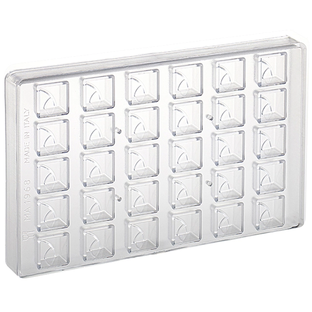 Konfektform polykarbonat 1968 25 x 25 x H15mm - 9ml x 30 