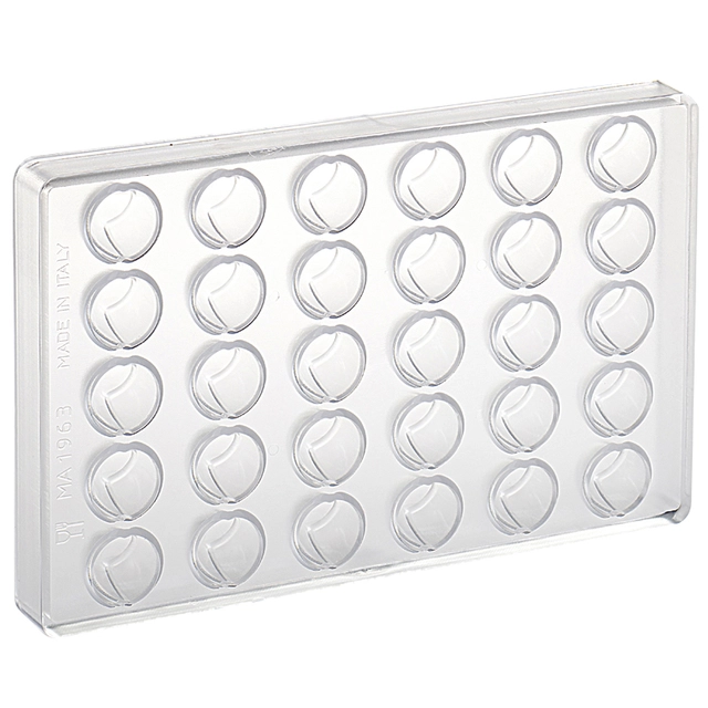 Konfektform polykarbonat 1963 Ø27 x H20mm - 9ml x 30 