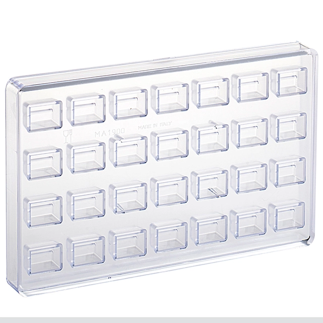 Konfektform polykarbonat 1900 29 x 19 x H16mm - 8ml x 28 