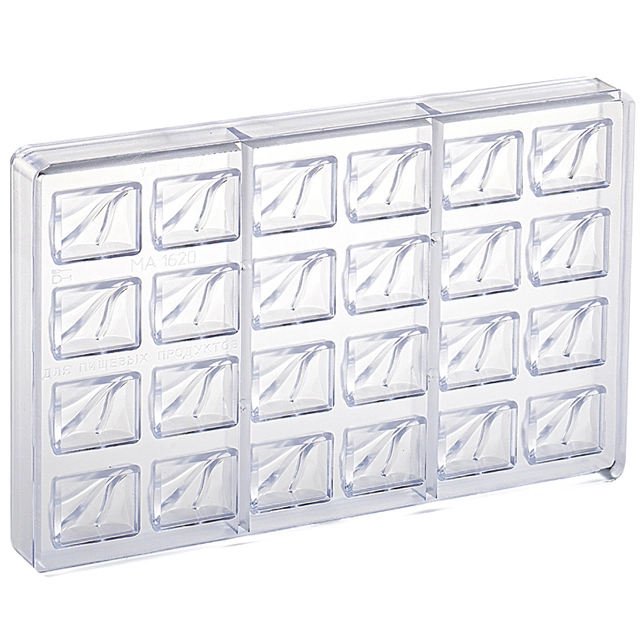 Konfektform polykarbonat 1620 33 x 25 x H12mm - 8ml x 24 