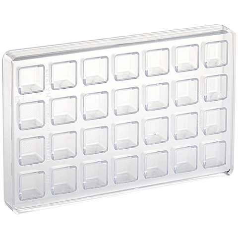 Konfektform polykarbonat 1303 27 x 27 x H18mm - 11ml x 28