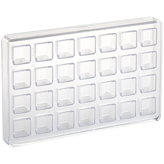 Konfektform polykarbonat 1303 27 x 27 x H18mm - 11ml x 28 