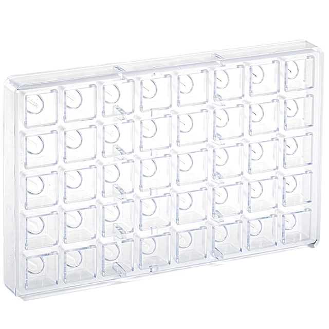 Konfektform polykarbonat 1019 25 x 25 x H23mm - 13ml x 40 