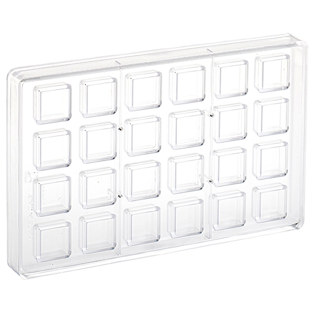 Konfektform polykarbonat 1980 25 x 25 x H13mm - 9ml x 24 