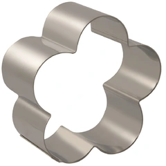 Stålform blomst - 12 x H5cm