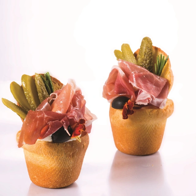 Silikonform perforert - for steking Ø60 x H40mm - 12 x 2stk 