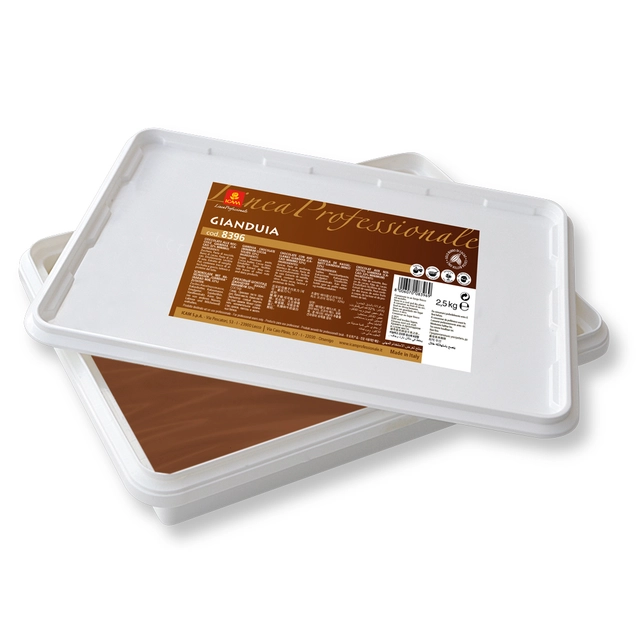 Gianduja 32% sjokolade blokk - 4 x 2,5kg Rik hasselnøtt aroma og smak 