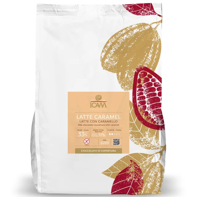 Karamell melk 33% sjokolade - 4kg Intens toffee smak, rik melkesmak, salt 