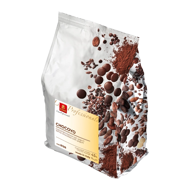 Chocoyo Yoghurt 38% sjokolade - 4kg Hvit sjokolade med yoghurt smak 