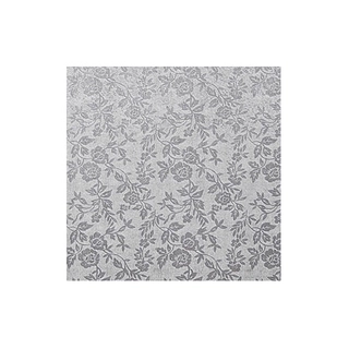 Cake drum sølv firkant 12mm tykkelse 