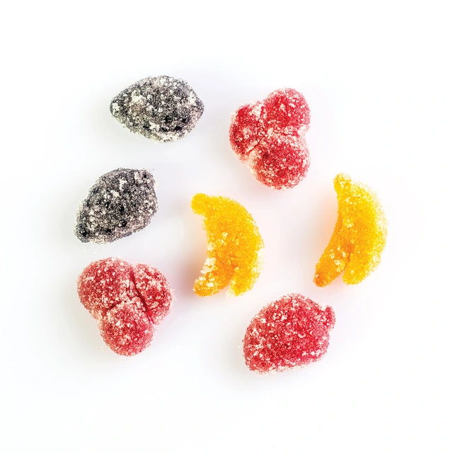 Konfektform silikon - SCG32 Fruit 32 x 32 x H15mm - 10ml x 15 