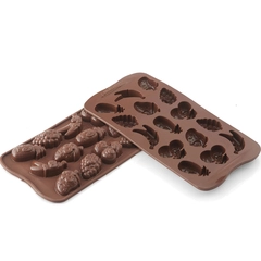 Konfektform silikon - SCG32 Fruit 32 x 32 x H15mm - 10ml x 15