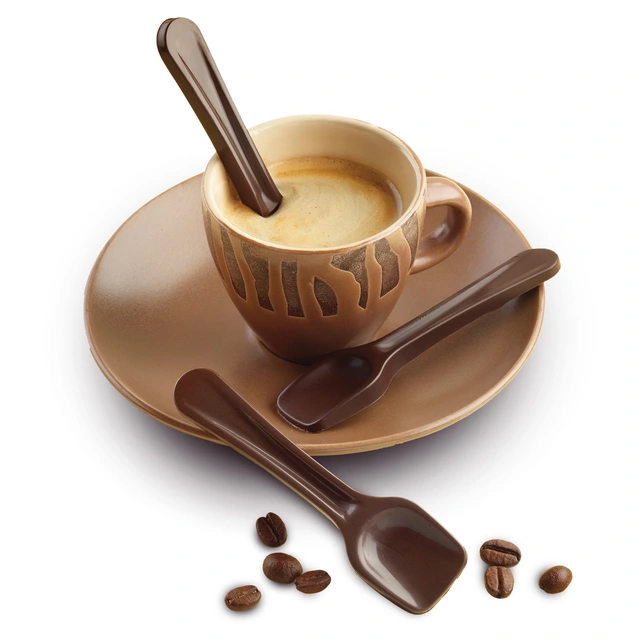 Konfektform silikon - SCG28 Choco Spoon 96 x 26 x H6mm - 6ml x 7 