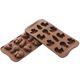 Konfektform silikon - SCG31 Baby 35 x 32 x H16mm - 11ml x 12