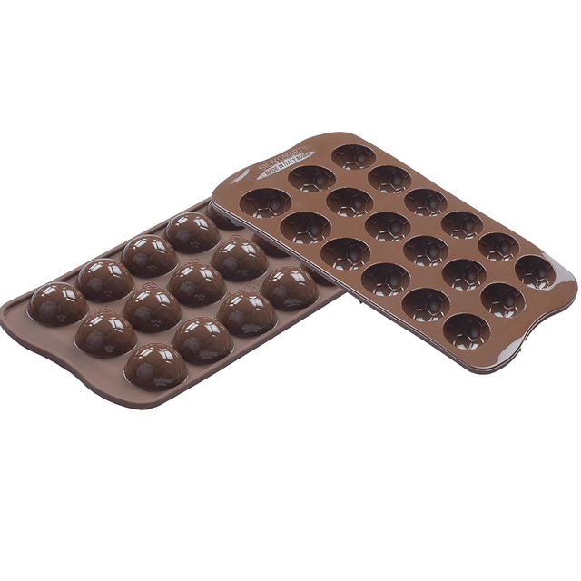 Konfektform silikon - SCG34 Football Ø27 x H13mm - 3ml x 18 