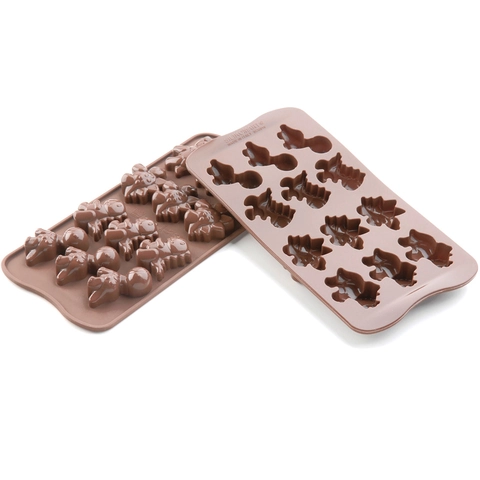 Konfektform silikon - SCG16 Dinosaur 40 x 33 x H16mm - 8ml x 12