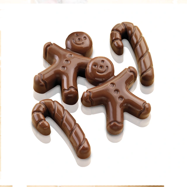 Konfektform silikon - SCG12 Mr. Ginger 43 x 35 x H12mm - 4ml x 12 