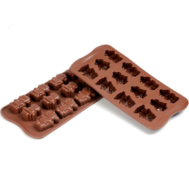 Konfektform silikon - SCG18 Robot 39 x 26 x H16mm - 10ml x 12 