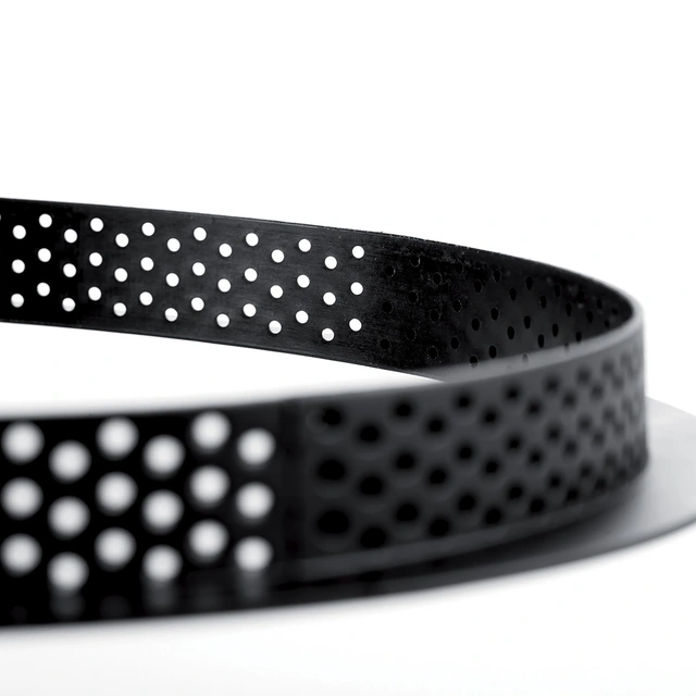 Terte ring rund perforert For mørdeig, pai og liknende 