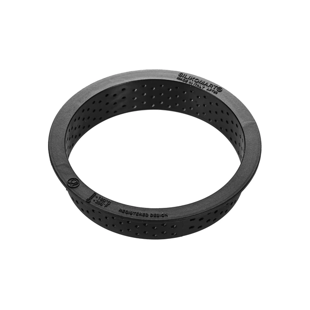 Terte ring rund perforert For mørdeig, pai og liknende 