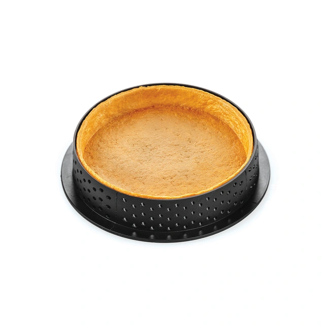 Terte ring rund perforert For mørdeig, pai og liknende 