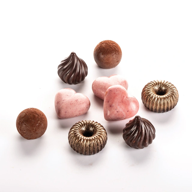 Konfektform silikon - My Love 3D 12 x H8mm - 8ml x 12 