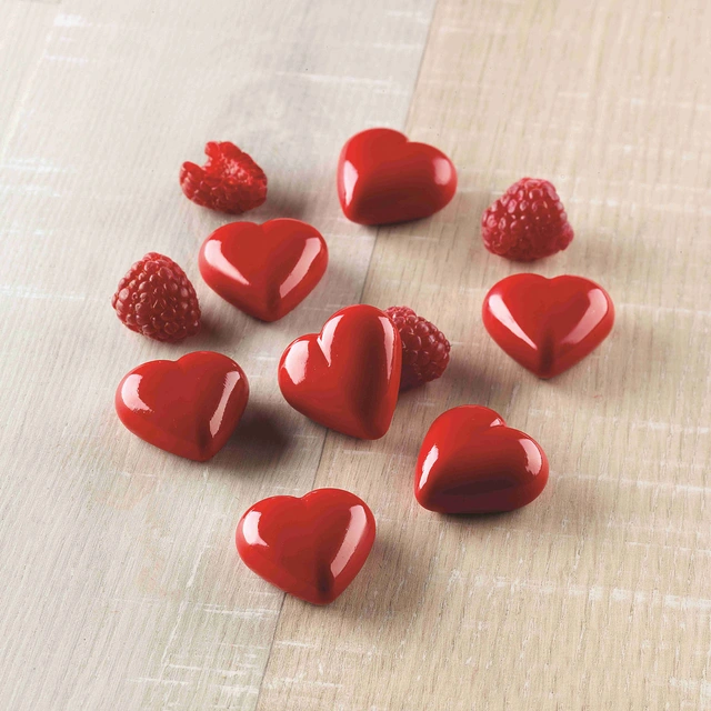 Konfektform silikon - My Love 3D 12 x H8mm - 8ml x 12 