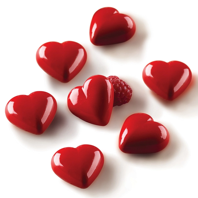 Konfektform silikon - My Love 3D 12 x H8mm - 8ml x 12 