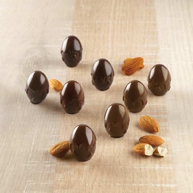 Konfektform silikon - Drop 3D Ø23 x H30mm - 8ml x 15 