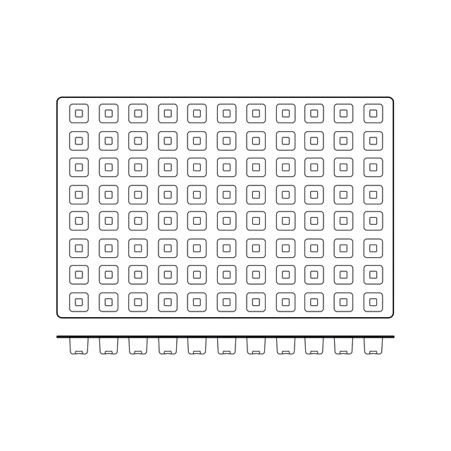 SQ047 Mini Cube 25 x 25 x H24mm - 12ml x 88 
