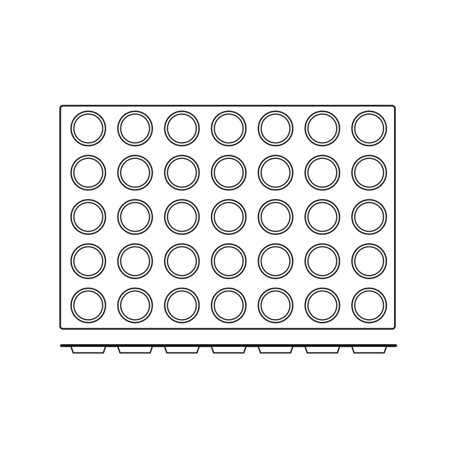 SQ044 Florentins Ø60 x H12mm - 33ml x 35 