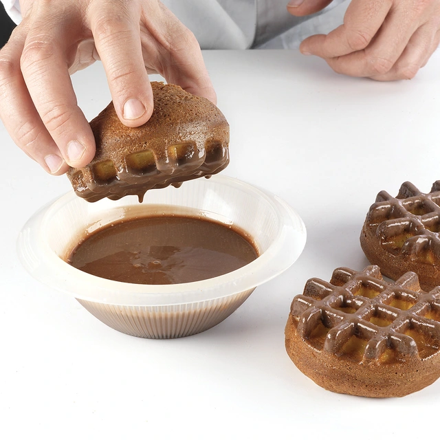 SQ051 Waffel Round Ø90 x H24mm - 107ml x 18 
