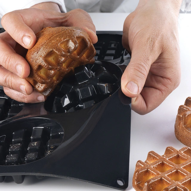 SQ051 Waffel Round Ø90 x H24mm - 107ml x 18 