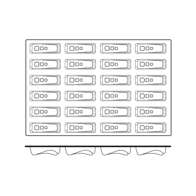 SQ042 Délice 119 x 36 x H34mm - 103ml x 24 