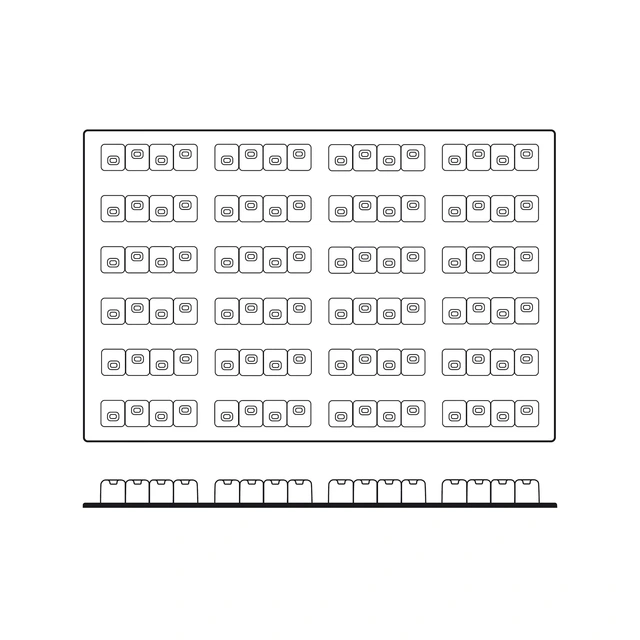 SQ027 Kubriqub 118 x 30 x H31mm - 103ml x 24 